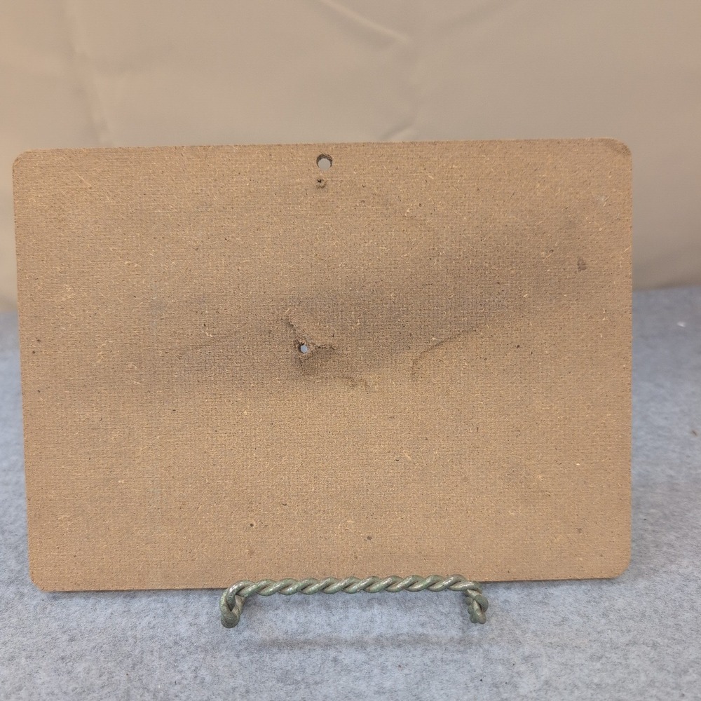 VTG 1968-73 Pressboard KMart Wall Sign Plaque "I'm good once...." Humorous Quote - Picture 2 of 2